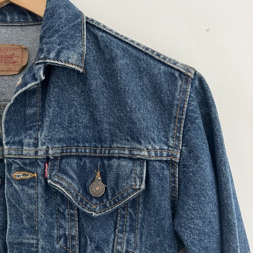 Vintage 80s Levi's Type 3 Denim Trucker Jacket Kid's Small 34" Chest USA Made - Picture 3 of 12