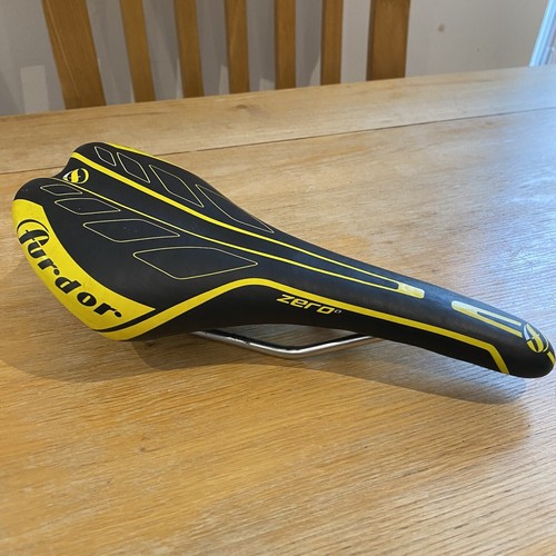 Furdor Zero Bike Seat Saddle 27cm Yellow/Black - Picture 5 of 6