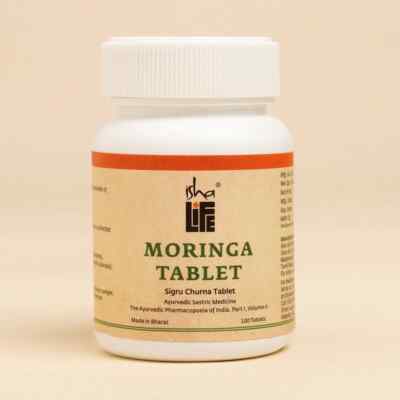 ISHALIFE Moringa Tablet (Drumstick Leaves), 100 Tablets