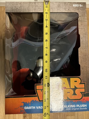 NIB Disney Star Wars Deluxe Talking Character Plush Darth Vader 15" SEALED - Picture 2 of 4