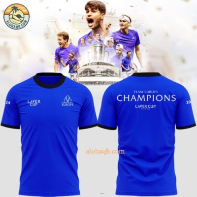 Team Europe Champions Laver Cup Berlin 2024 3D T-Shirt