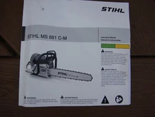 GENUINE STIHL MS661 C-M CHAINSAW OPERATORS OWNER MANUAL