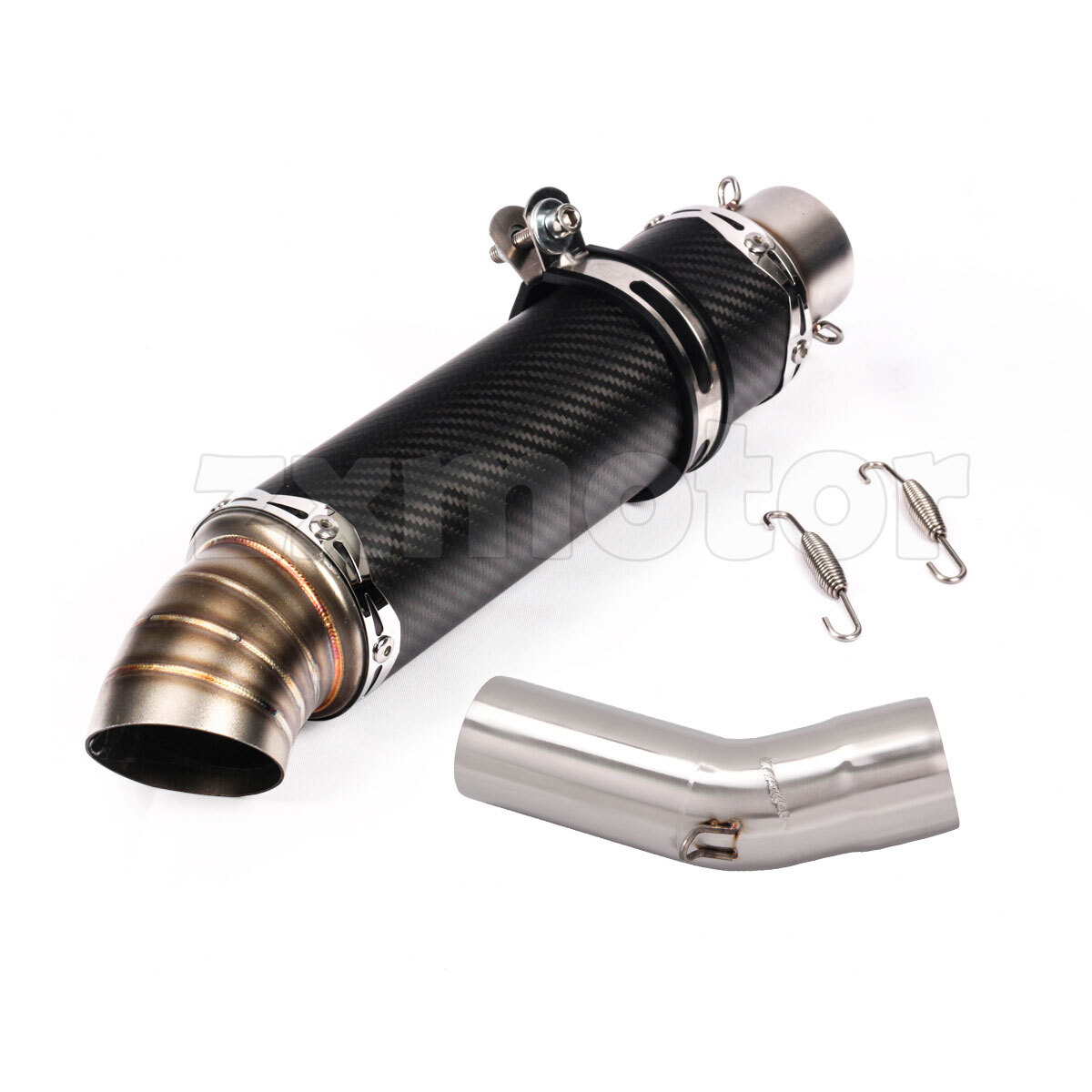 ⭐︎M.U.⭐︎ ZXUMOTOR Racing Carbon Exhaust Kawasaki ZX6R ZX 6R 09-18