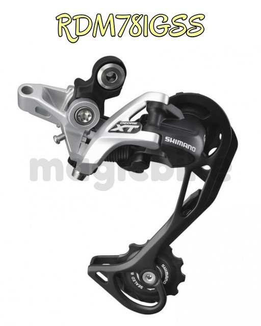 Shimano Deore XT Rd-m781 Silver Rear 