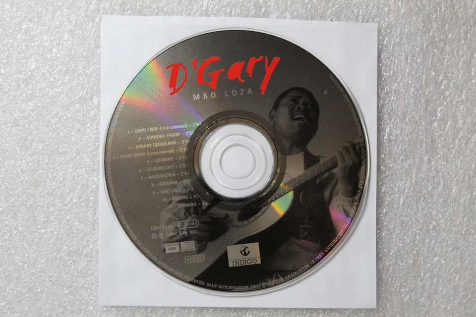 D'GARY Mbo Loza CD Folk, World, & Country African + Jewel Case - Image 2 of 4