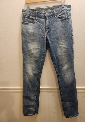 American Eagle Outfitters 360 Extreme Flex Mens 34 x 34 Slim Blue Jeans #45