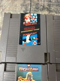 Lot of 7 Nintendo NES Games (mario, skyhawk and more)