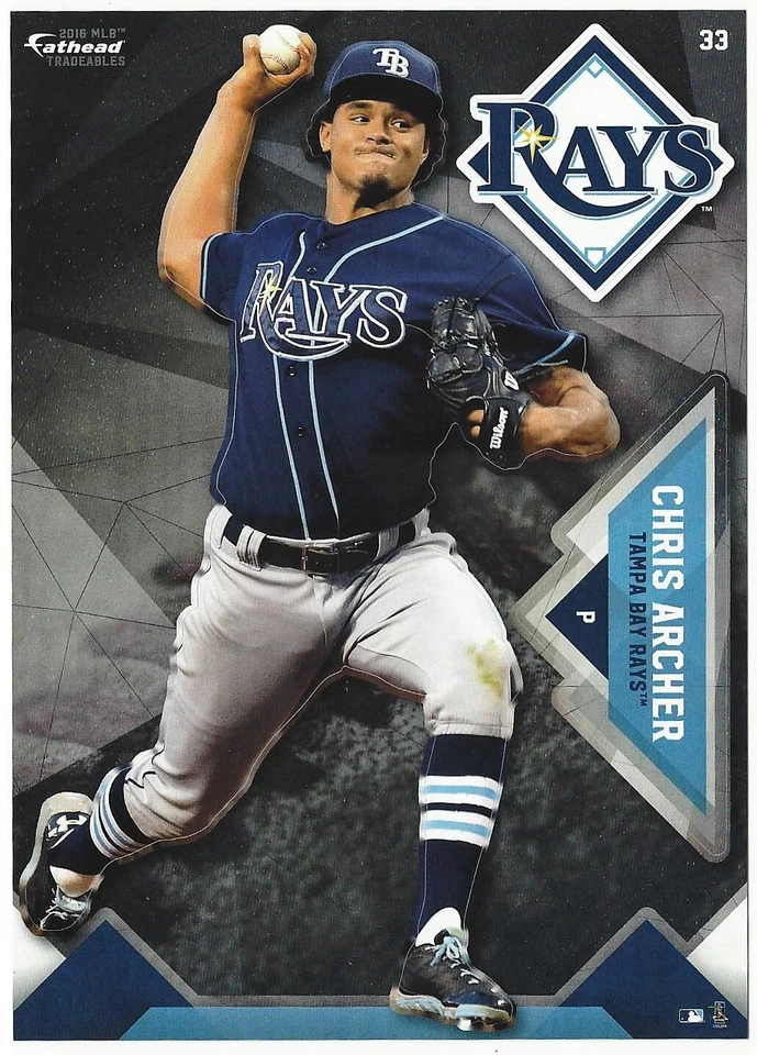 WIL MYERS FATHEAD TRADEABLES TAMPA BAY RAYS REMOVEABLE STICKER 2013 ROY 2014 #5 - Image 3 of 3