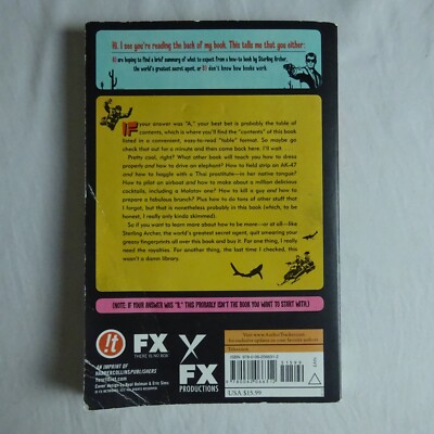 How to Archer by Sterling Archer Paperback Guide to Espionage