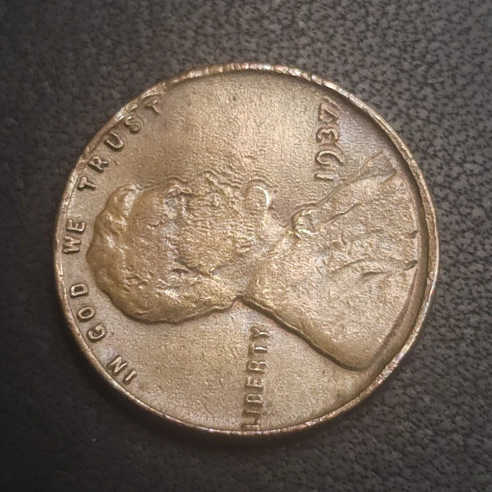 1937 Lincoln Wheat Cent Possible Multi Struck / DDO / DDR / IDK?? But Very Cool! - Image 4 of 4