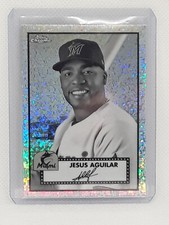 Jesus Aguilar 2021 Topps Chrome Plat Anniv. #242 - Black & White Mini-Diamonds