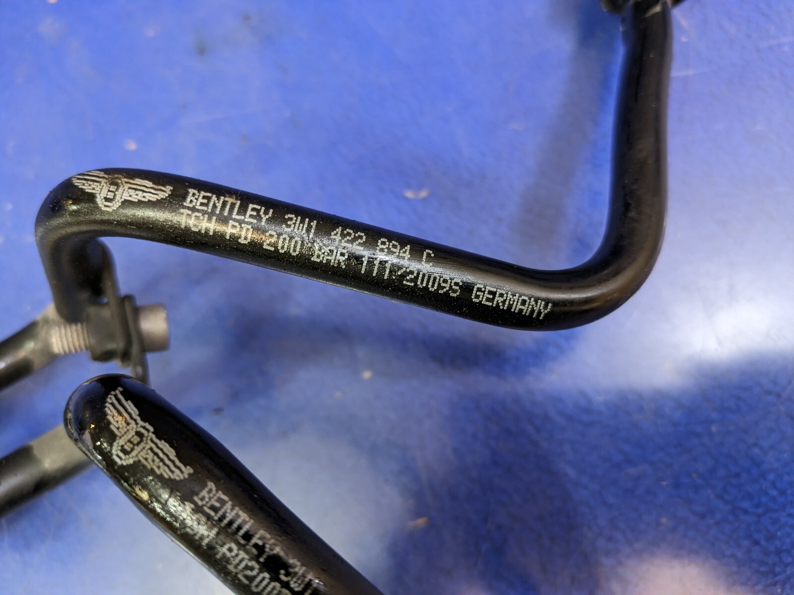 rack oem Bentley 2006-2018 Continental High Pressure power Steering Hose pipes