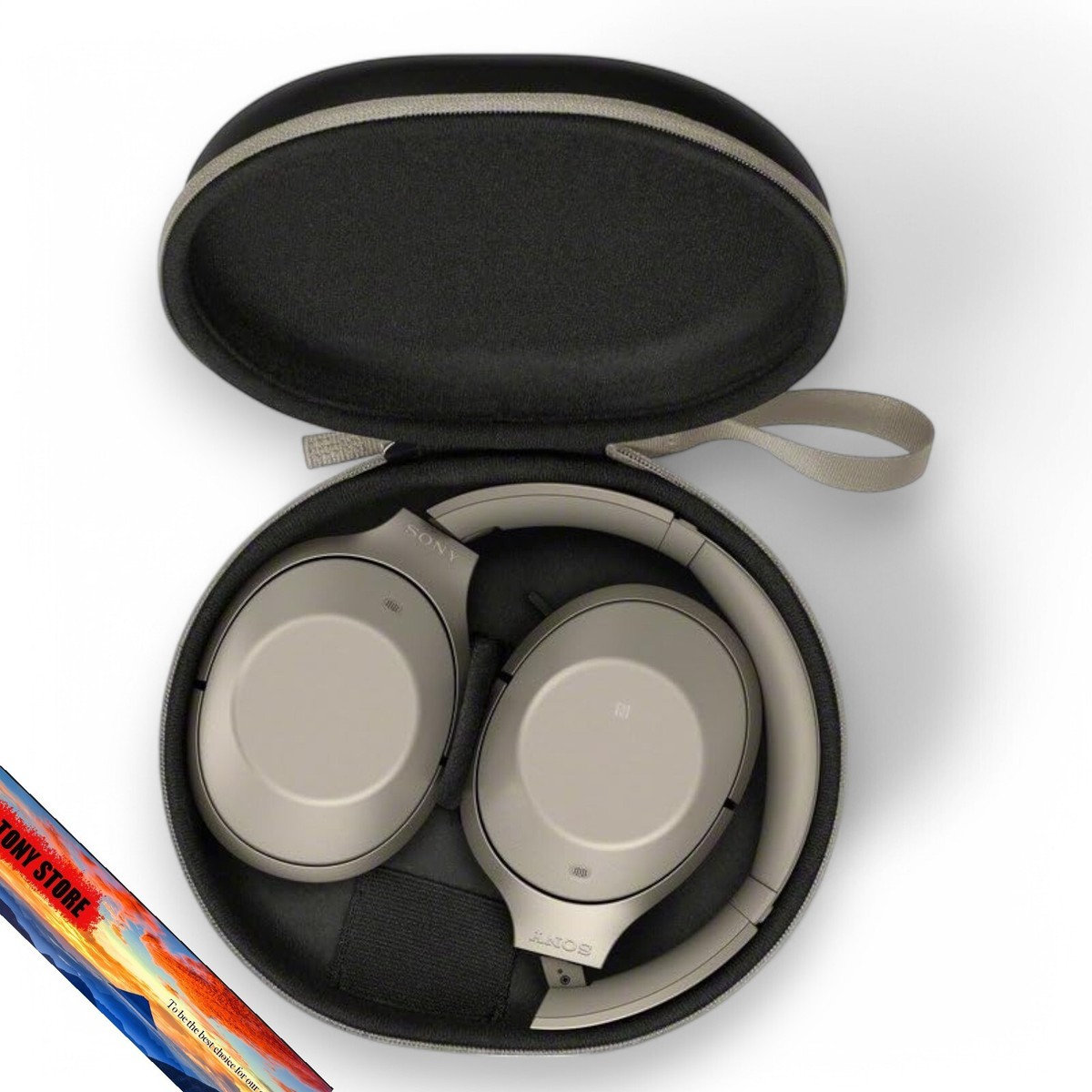ヘッドホン SONY MDR-1000X(C) CREAM Sony MDR-1000X C Wireless Headphones - Beige for sale online