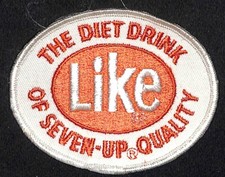 7 Up Like Diet Drink (1963-69) Embroidered Soda Patch VGC Scarce