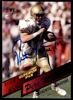 1995 Superior Pix #83 Pete Mitchell Football Boston College Eagles