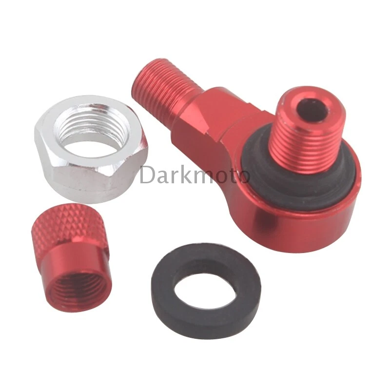 Cubierta de vástagos antipolvo para neumáticos de rueda tapas de válvulas accesorios rojo vino apto para Triumph Foto 3 de 4