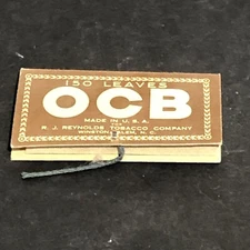 Vintage NOS OCB R.J. Reynolds Tobacco Co. 150 Leaves Rolling Paper Book