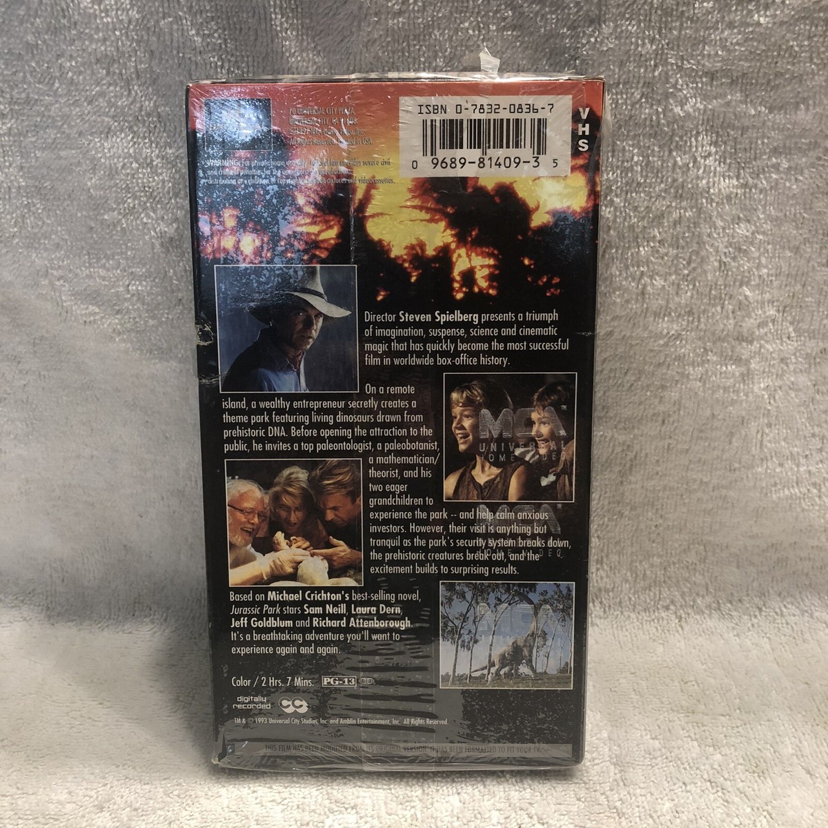 Jurassic Park by Steven Spielberg (VHS, 1993) for sale