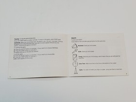 Bad Dudes Authentic Original NES Nintendo Manual Only *wear