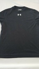 UNDER ARMOUR BOYS BLACK SHIRT MEDIUM M SPORTS UA LOOSE