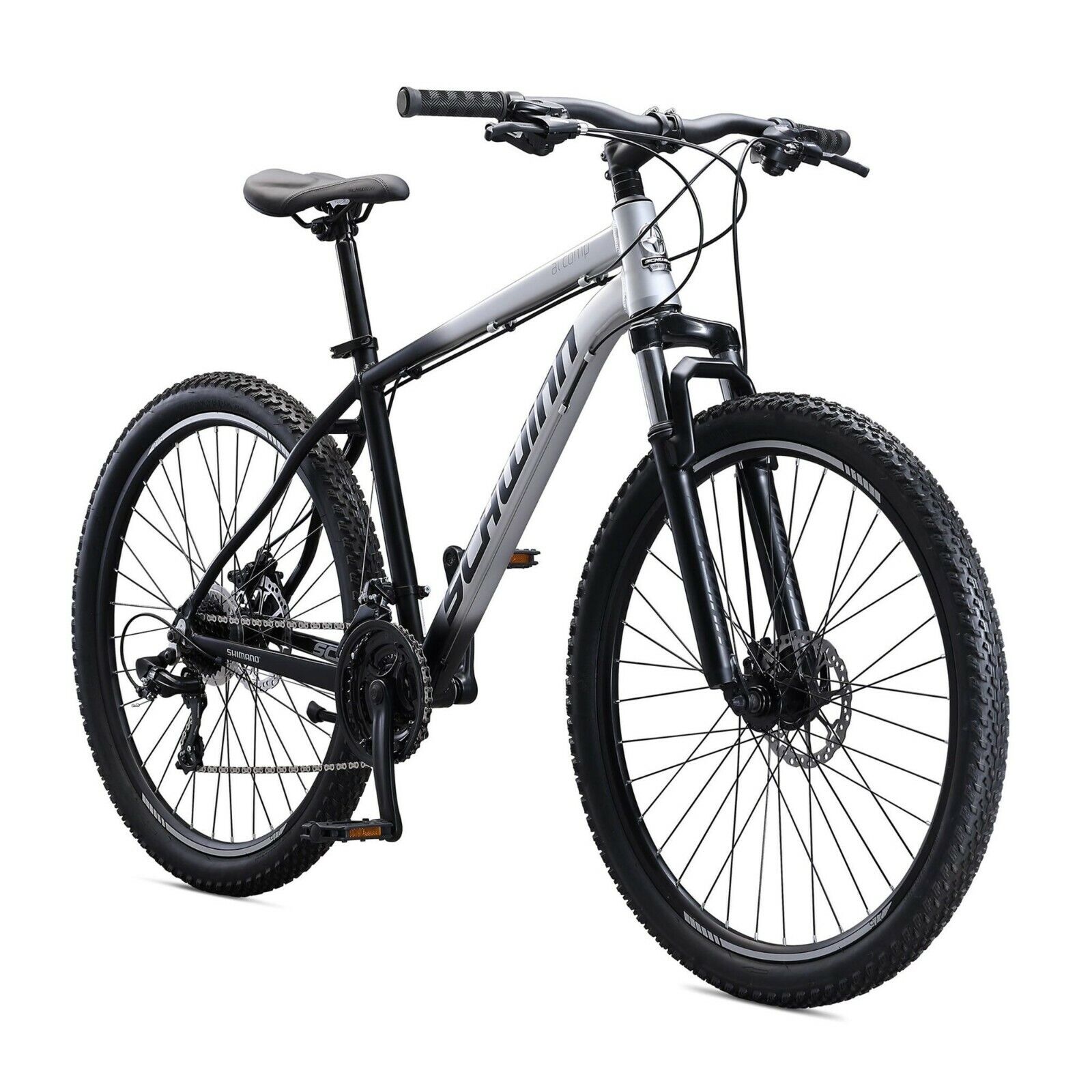 Schwinn Mountain Bike, 21 Speeds, 27.5-inch Wheels, Front and Rear Disc  Brakes