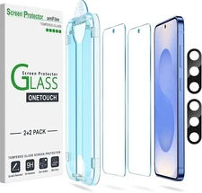 amFilm Samsung Galaxy S25 6.2'' Screen Protector + Camera Lens Protector
