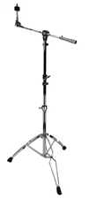 Zenison Double Braced CYMBAL BOOM STAND Chrome Heavy Duty Adjustable Anti Skid