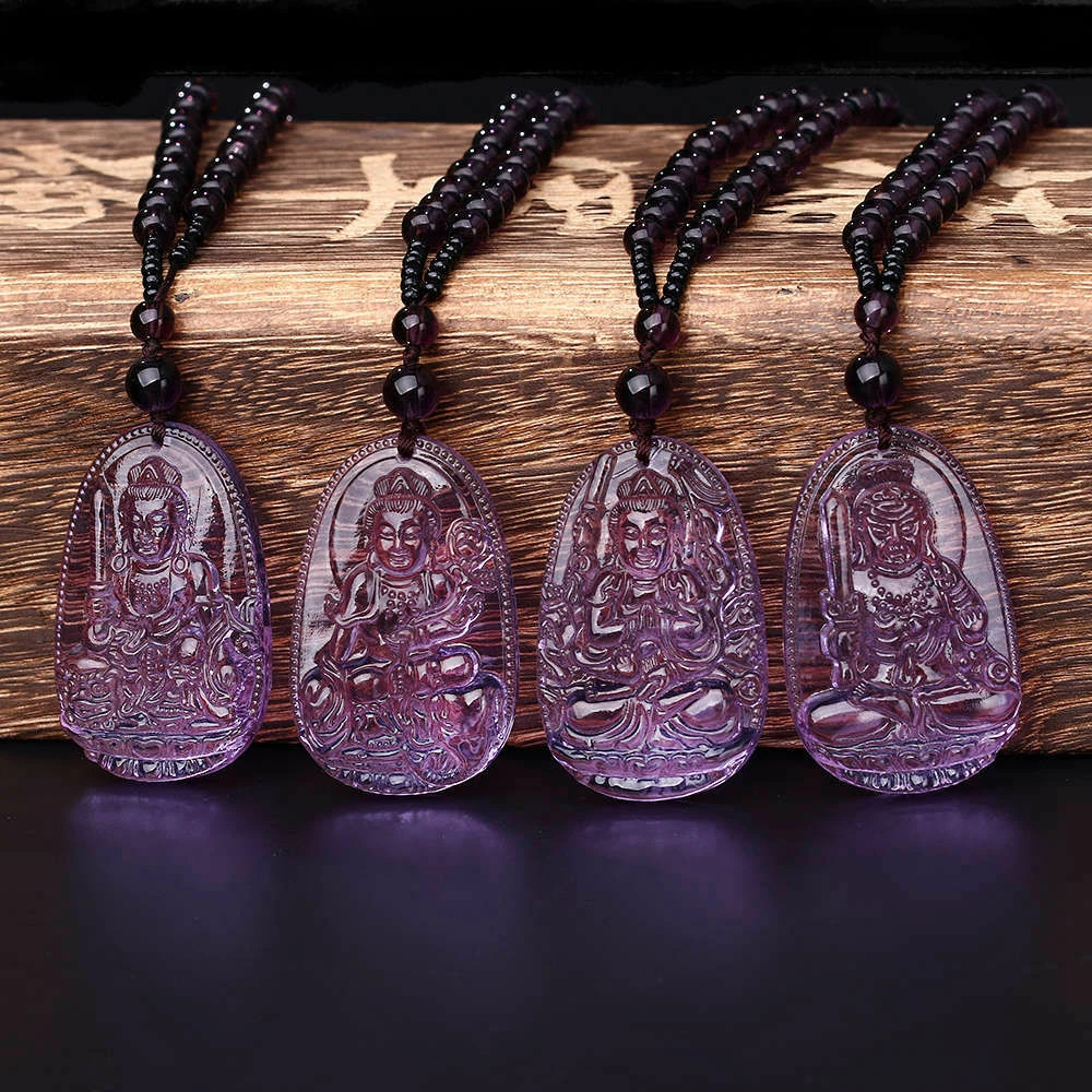Amethyst buddha pendant outlet