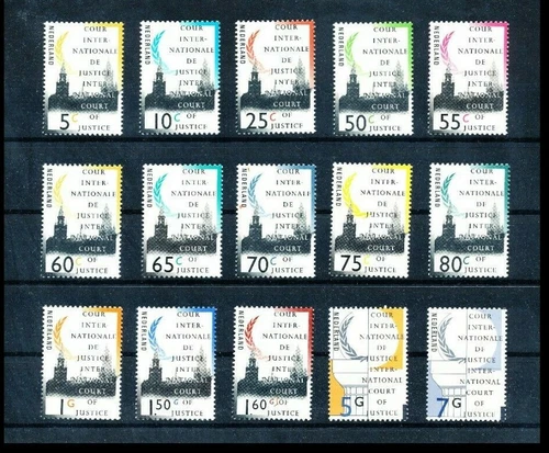 D03 Netherlands    COUR INTERNATIONALE DE JUSTICE  1989-1994  Very Fine MNH