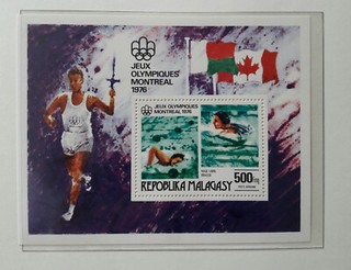 Malagasy Madagaskar 1976 Olympiade Mi Nr Block 16 postfrisch