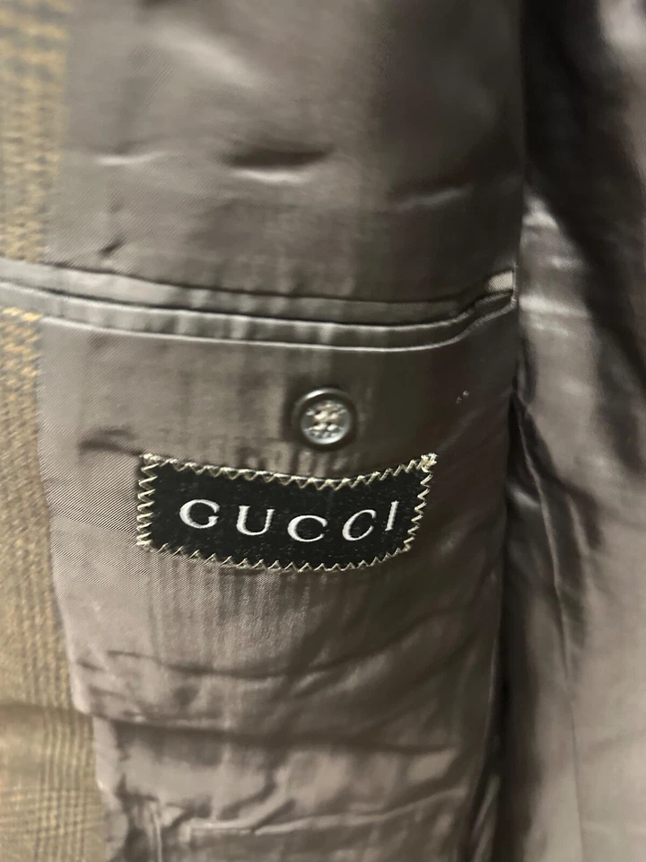 GUCCI Classic Brown Blazer For Men Size XL/ NWOT 726 - Image 2 of 3