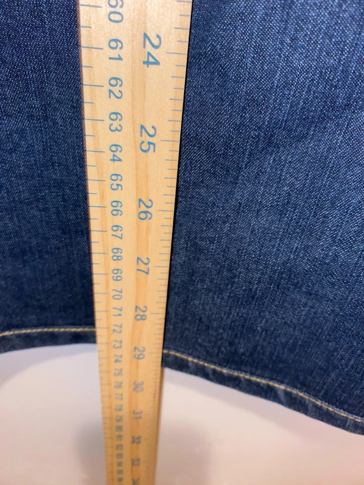 Lafayette 148 New York Dark Wash Straight Leg Mid Rise Jeans Size 2 - Image 4 of 4