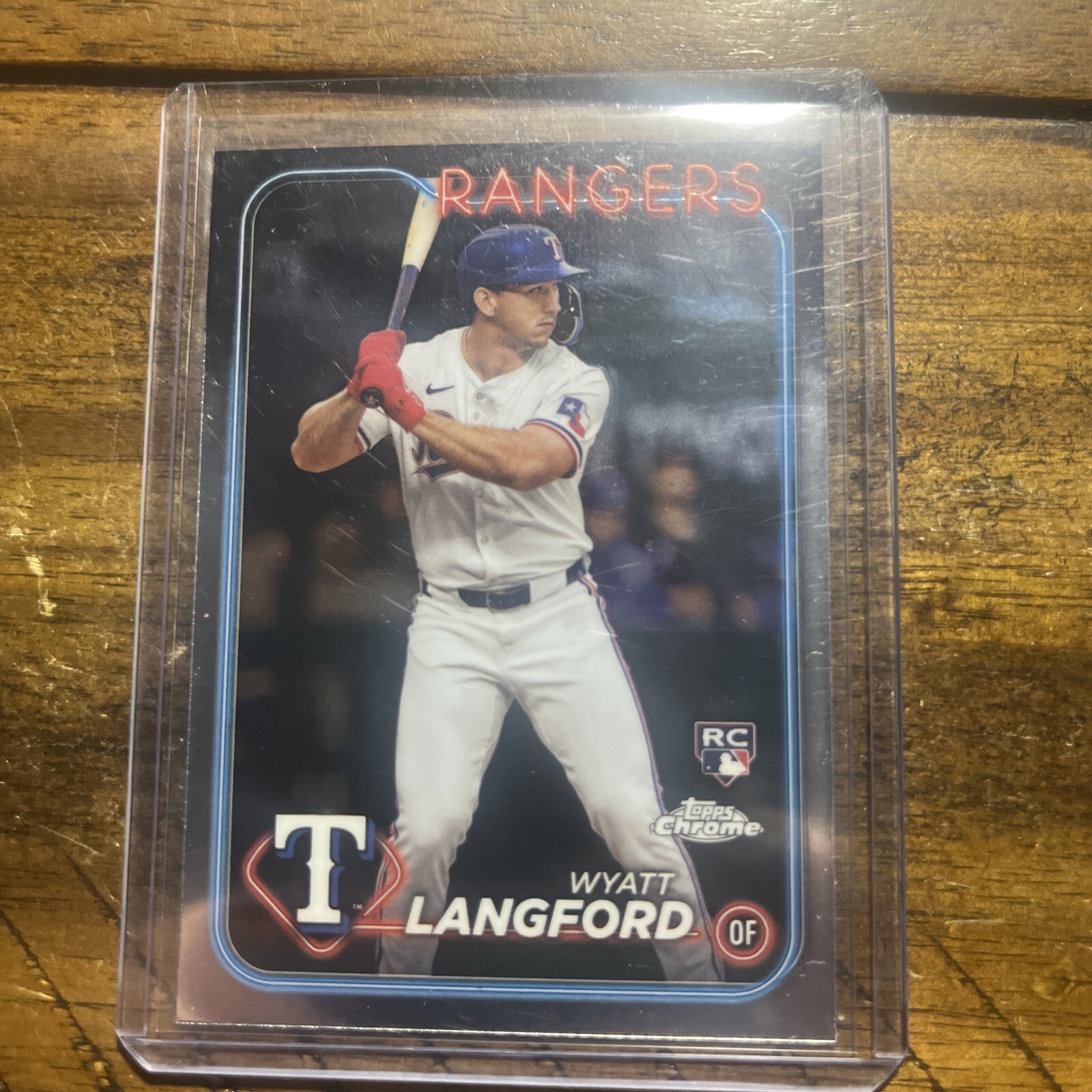 2024 Topps Chrome #122 Wyatt Langford Texas Rangers