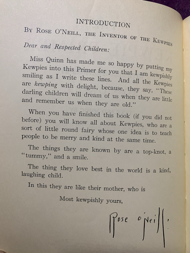 The Kewpie Primer ~ Reprint ~ Rose O'Neil ~ PB ~ 1980 ~ GOOD ~ Illustrated - Picture 10 of 13