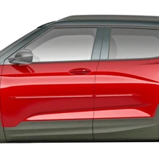 For: Chevy Trailblazer 21-25 Painted Moldings w/Chrome Insert #CF7-TRAILBLAZER21