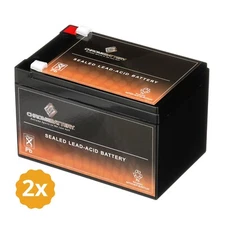 12V 12.5AH Replacement SLA Wheelchair Scooter Battery Pack Replaces UB12120- 2PK