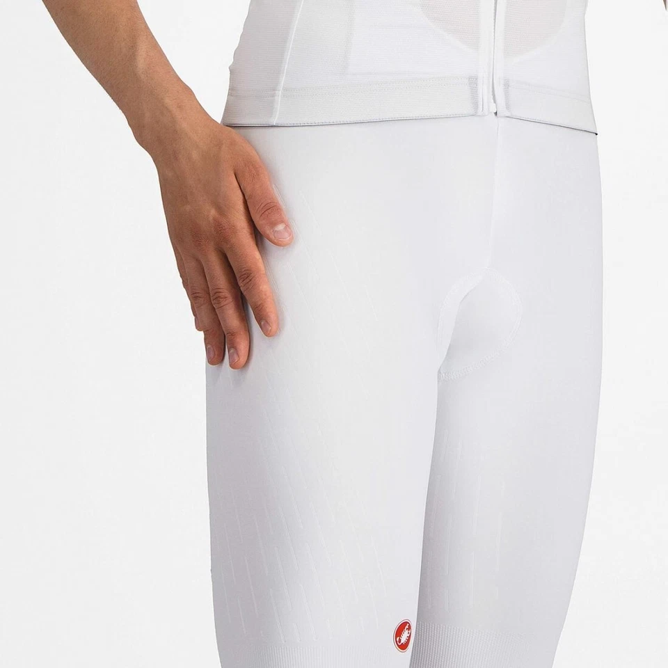 CULOTTE CON TIRANTES DE CICLISMO CASTELLI FREE AERO RACE S-AERODINÁMICO-TRANSPIRABLE-COMODIDAD-BLANCO Foto 4 de 4