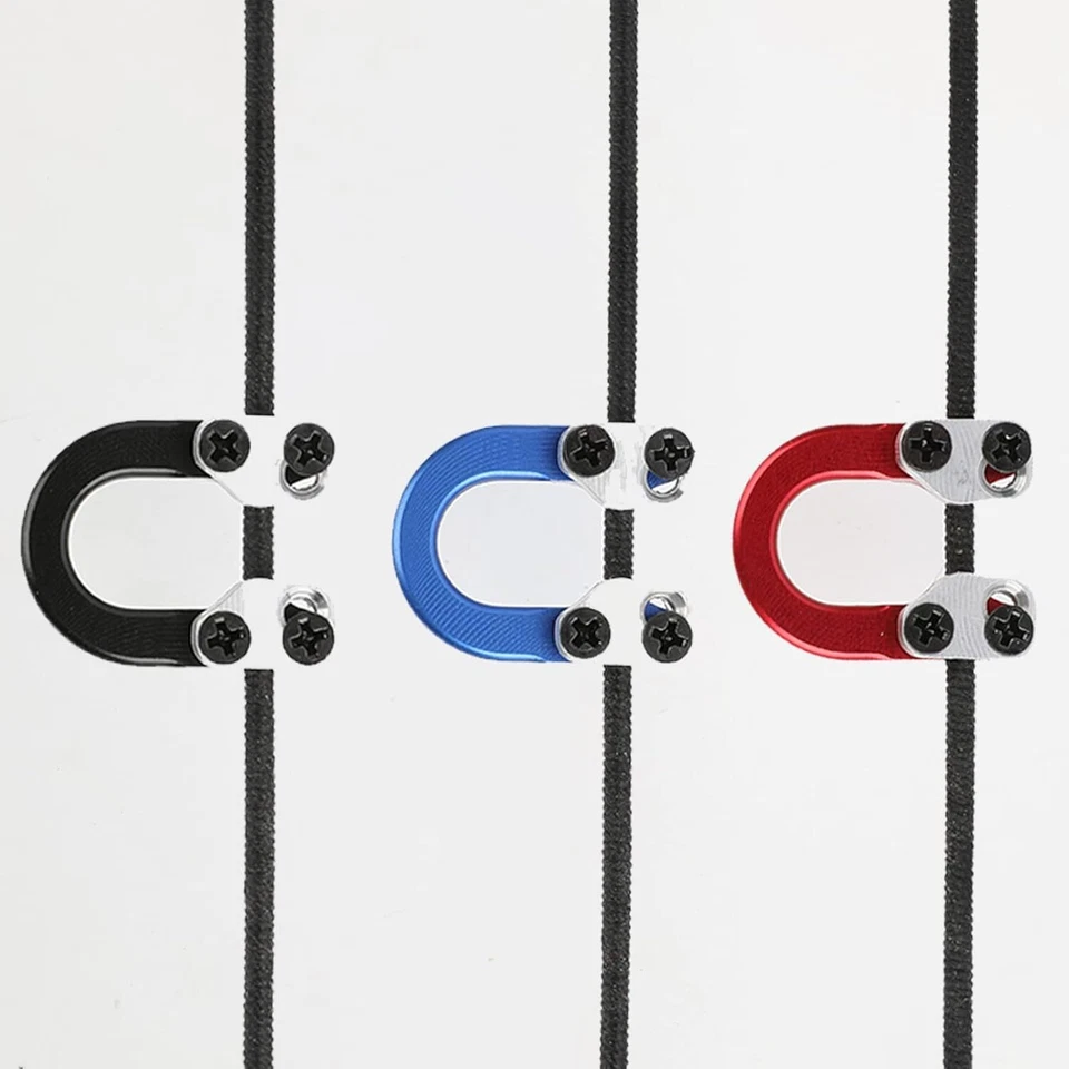 Archery Compound Bow Metal D Loop Release Bow String Nock Ring Buckle Hunting - Image 2 of 4