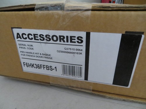 Fulgor Milano Sofia Maniglie French Door Pro Handle Kit F6HK36FFBS-1 MSRP $370 - Picture 5 of 5