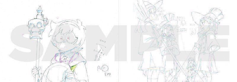 TRIGGER Little Witch Academia KEY ANIMATION BOOK F/S NEW | eBay