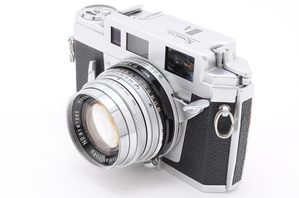 コニカ IIIA Hexanon 50mm F/1.8 konishiroku NEAR MINT】 Konica IIIA III A Rangefinder Film Camera