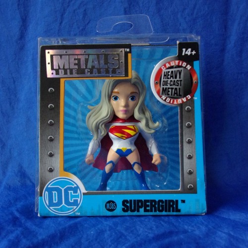 DC COMICS SUPERGIRL METALS Die Cast 2.5" Alternate White Version JADA #M385 - Picture 5 of 5