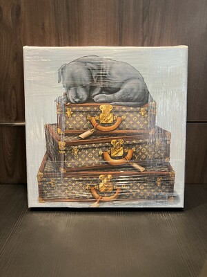 LOUIS VUITTON - oliver gal スリーピングプードル 40×40 louisvuitton oliver gal スリーピングプードル 40×40 louisvuitton 絵画
