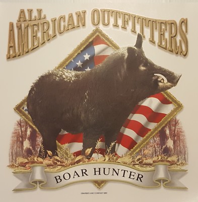 (CLASSIC DESIGN) AMERICAN OUTFITTERS BOAR HUNTER WILD HOG HUNTING SHIRT #1823