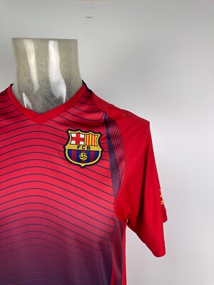 BARCELONA 2007 2008 TRAINING FOOTBALL SHIRT SOCCER JERSEY NIKE