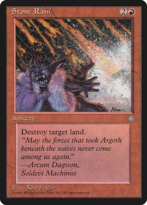 Stone Rain X (4) MTG - Ice Age - EX/NM - C217 - 4RCards