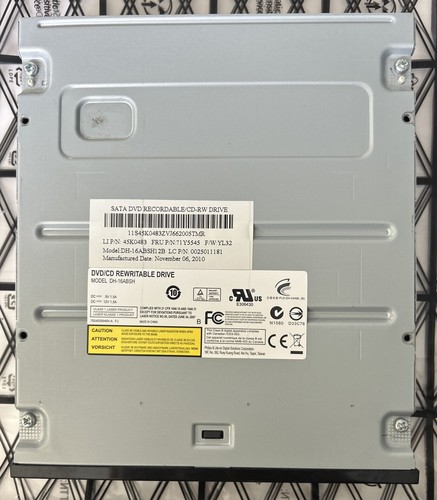 Lite-ON SATA Internal CD/DVD/RW DL Optical Disc Drive Burner Recorder Used - Picture 2 of 6