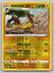 Heliolisk 050/159 Crown Zenith Reverse Holo Rare
