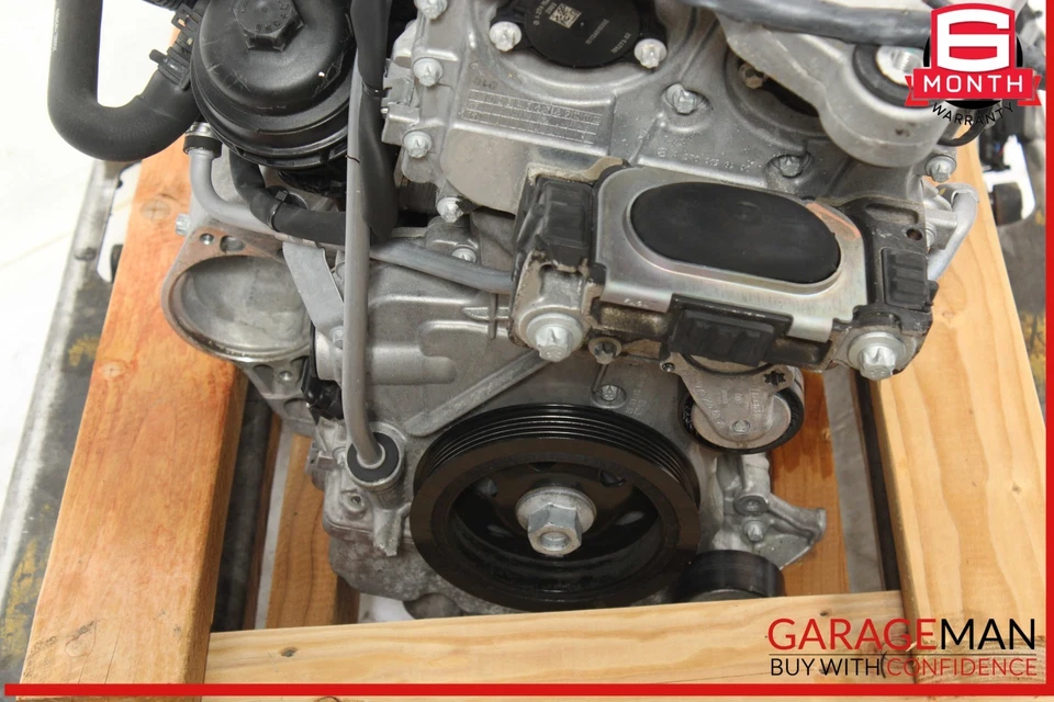 Conjunto de bloque de motor 14-19 Mercedes W117 CLA250 GLA250 2,0 L OEM 115 k Foto 3 de 4