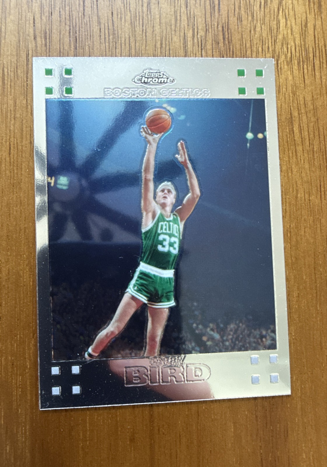 2007-08 Topps Chrome - Larry Bird #105 White Refractor /99